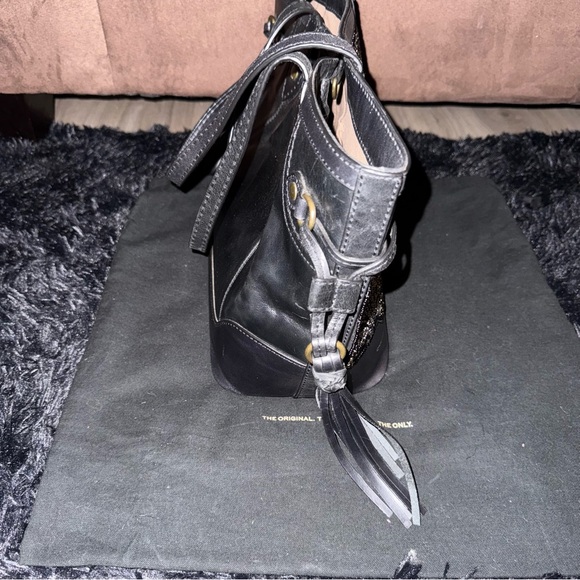 Frye Leather Tote, Melissa Beaded Carryall - Picture 3 of 11